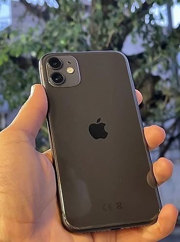 iphone usb: IPhone 11, 128 GB, Qara, Zəmanət, Kredit, Simsiz şarj — 1