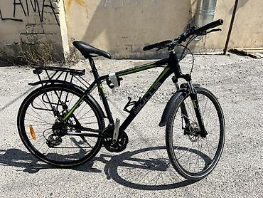 velosiped satislari: Crossbike şəhər/tur tipli velosiped. Qara-yaşıl rəng kombinindədir və — 1
