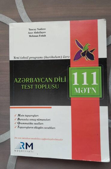 rm nəşriyyatı: Yeni nəşr RM nəşriyyatı Azərbaycan dili 111 mətn test toplusu. Az