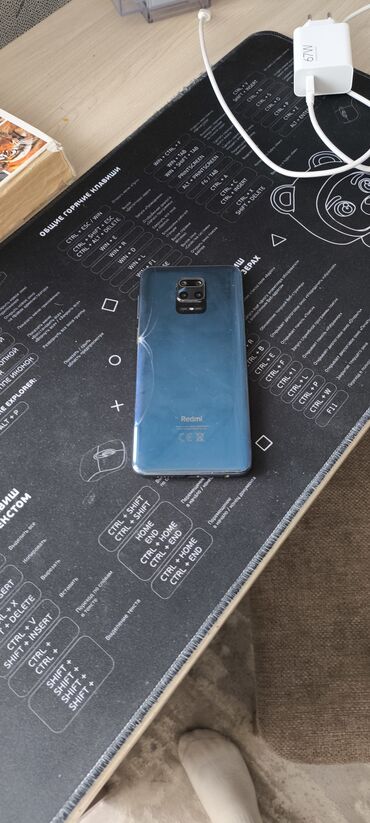 кызыл бирдик: Redmi, Redmi Note 9 Pro, Колдонулган, 128 ГБ, түсү - Көгүлтүр, 2 SIM
