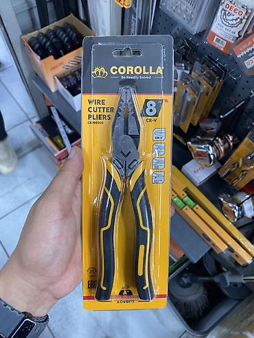 Кыскыч шаймандар: Пассатижи-кусачки COROLLA 8" (модель C8P090208) - Тип: универсальные — 1