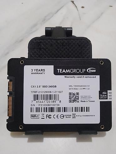 240gb ssd: Daxili SSD disk Team Group, 240 GB, 2.5", İşlənmiş — 1