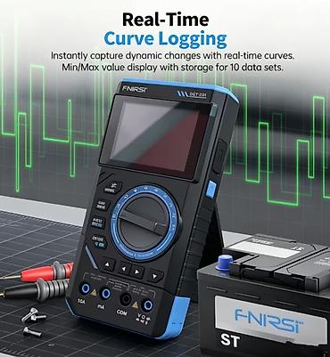 laserski metar uradi sam: FNIRSI DST-201 – 3-u-1 ručni instrument: osciloskop + digitalni — 3