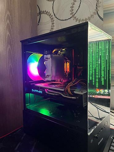 Настольные ПК и рабочие станции: Компьютер, ядер - 6, ОЗУ 16 ГБ, Игровой, Б/у, Intel Core i5, AMD Radeon RX 580, NVMe — 1