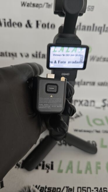 Videokameralar: DJI Osmo Pocket 3 Creator Combo portativ kamera və stabilizator seti — 6