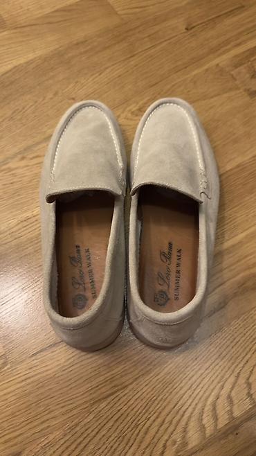 lofer: Loafer tipli kişi ayaqqabısı – Loro Piana Summer Walk -Təmiz ceyran — 4
