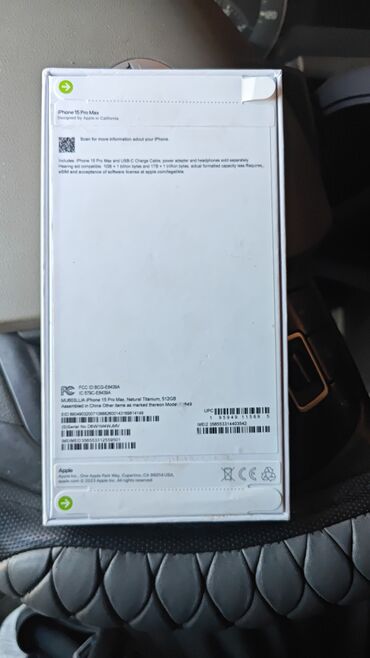 postelnoe bele s: IPhone 15 Pro Max, Новый, 512 ГБ, Серебристый, Зарядное устройство, 100 %