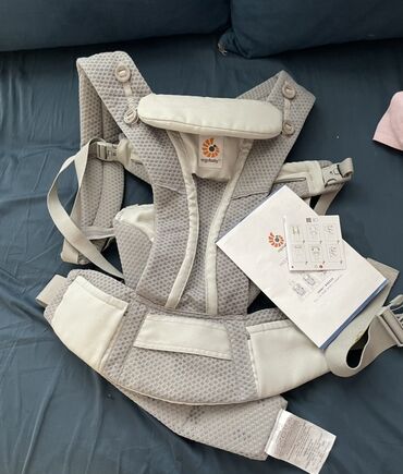 сиденья на велосипед: Эргономичный рюкзак-переноска Ergobaby (серый, дышащая сетчатая ткань)
