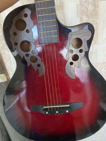 Гитары: Акустическая гитара Chord с футляром - Тип: акустическая гитара с — 8