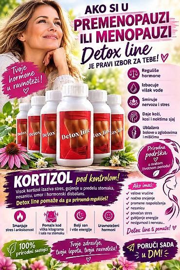 sir: Detox line – prirodna podrška ženskom zdravlju - Pomaže u regulaciji — 2
