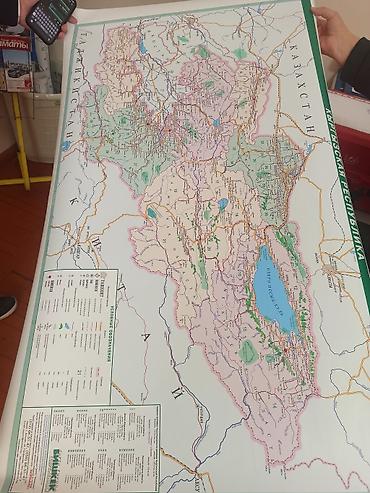 Другие предметы коллекционирования: Карта, карта, карты Кыргызстан, Кыргызстана района, район, область — 21