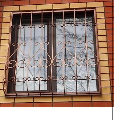 Сварка: Кованые решетки на окна - Материал: сталь, сварные вертикальные — 20