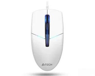 Kompjuterski miševi: A4Tech optički žičani miš – beli - Precizan optički senzor za glatko — 21