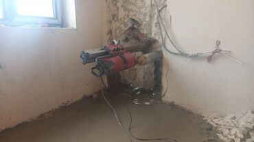 tikinti və təmir: Karot işi deliklerin açilmasi beton kesen beton kesimleri sesiz