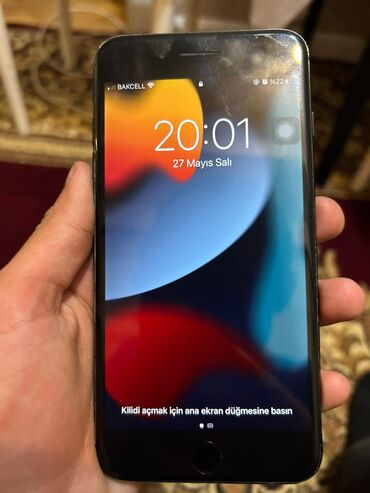 iphone 7 plus ikinci el: IPhone 7 Plus, 256 ГБ, Black Titanium, Отпечаток пальца, Face ID