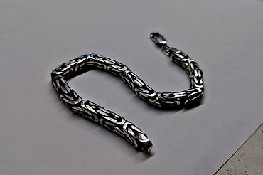 Серебряные цепочки: Серебряная цепь "Питон" 60 грамм 55 см Делаю на Заказ серебряные — 8