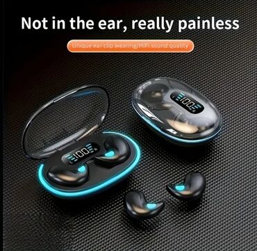 усилители б у: Yeni Simsiz (Bluetooth) Qulaqcıqlar, AIR MUSIC, rəng - Qara