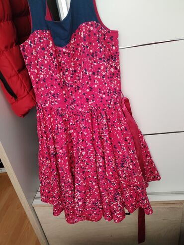 haljina mini teksas: Bоја - Roze, Drugi stil, Na bretele