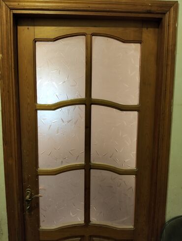 Otaq qapıları: Qonaq otağı üçün İşlənmiş Otaq qapısı 90x210 sm Naliçnik ilə, Ünvandan götürmə — 4