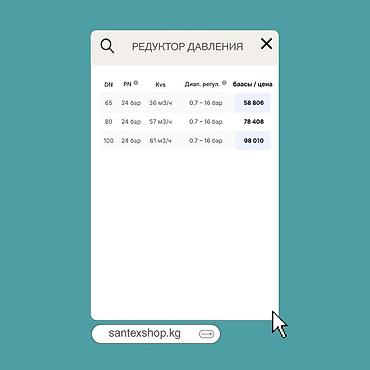 Регулирующие вентили: Редуктор давления FAF 7400 (Турция), фланцевый, тип «после себя» — 2