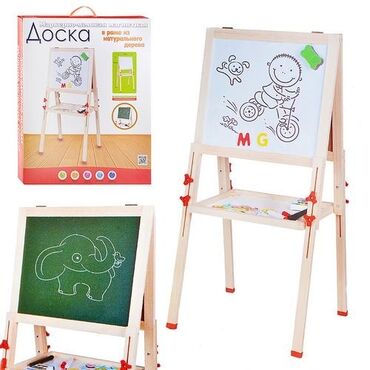 Игрушки: ✨📚 Маркерно-меловая магнитная доска ✨ Уникальное сочетание маркера — 2