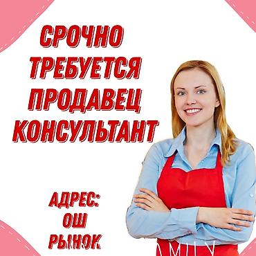 Тез аранын ичинде сатуучу керек! Келбеттүү, пунктуальный,Орус,Кыргыз