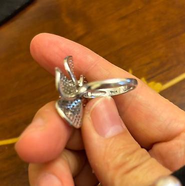 серебро россия: Кольцо, Коктейльное, Проба 925, Женские, Новый — 6