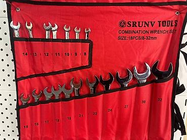 ключи рожковые: Набор комбинированных гаечных ключей SRUNV TOOLS - Формат — 1
