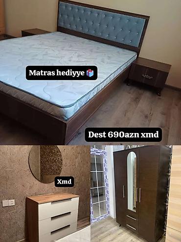 gümüş stəkan: 1.Yataq otağı mebel dəstləri 1) Gümüş (krem-parlaq) dizayn - Dəst — 5