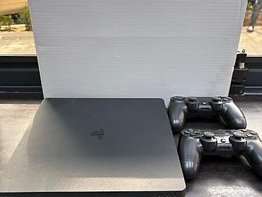 ficher televizor: PlayStation 4 Slim oyun konsolu 500 gb - Rəng: qara, kompakt Slim — 1