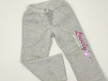spodnie dla dzieci: Sweatpants, 3-4 years, 98/104, condition - Fair