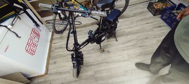 титан велосипед: Продаю новый складной электровелосипед! на рост 140-185см 14 дюймовая