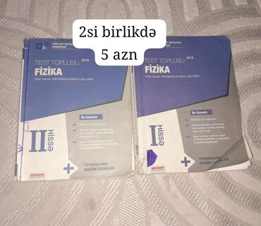 Rus dili: Bu fizika test topluları hər biri ayrı-ayrılıqda "TEST TOPLUSU FİZİKA"