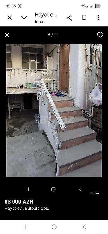 Həyət evləri və villaların satışı: Bülbülə qəs. 6 otaqlı, 128 kv. m, Kredit yoxdur, Təmirsiz — 6