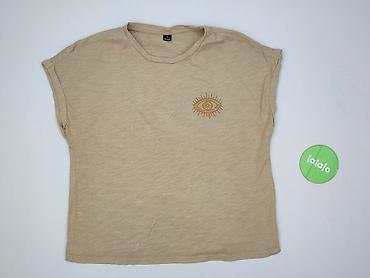 jeansy ecru: T-shirt damski, rozmiar L — 2
