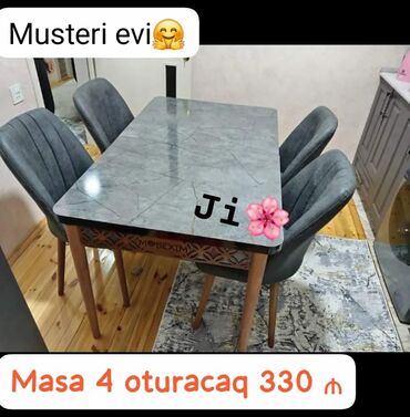 Divan və masa dəstləri: Masa desti isdenilen maddəlde isdenilen qiymətə — 20