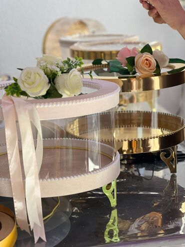 овощные ящики: Декоративные подносы и витрины для подарков/сладостей в восточном