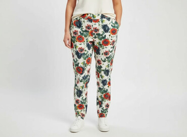 tanie i modne ubrania: H&M, Spodnie materiałowe damskie, rozmiar 2XL