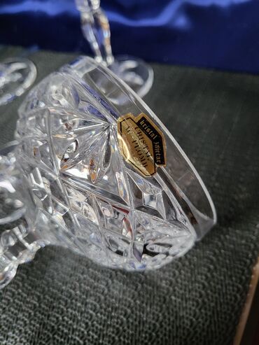 Čaše: Case kristal Zajecar za vino,rucni rad iz 70ih.godina. Case za — 17