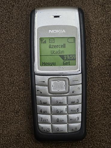 mingəcevir telefonlar: Nokia rəng - Gümüşü, Düyməli — 1