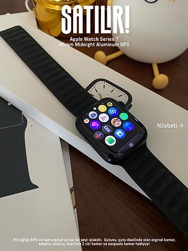 Aksesuarlar: İşlənmiş, Smart saat, Apple, Аnti-lost — 2