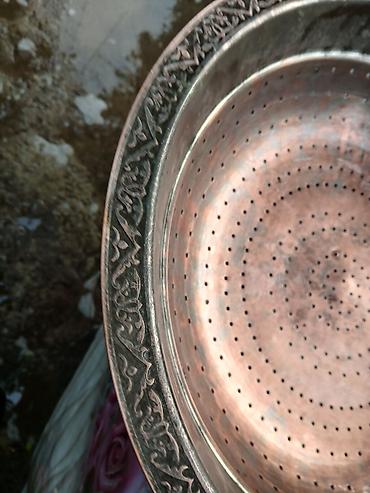 samovar aliram: Misdən as suzən 150 yasi var. - Material: əl işi mis (döymə mis) - — 2