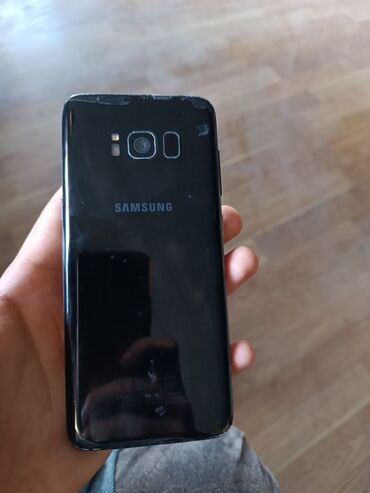 samsung s8 ekranı: Samsung Galaxy S8, 64 GB, rəng - Qara, Barmaq izi, Face ID