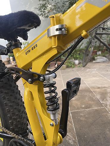 velasipedlər: FullBike GTR-669 fatbike velosiped Tek prablemi ön öturcudur - — 6