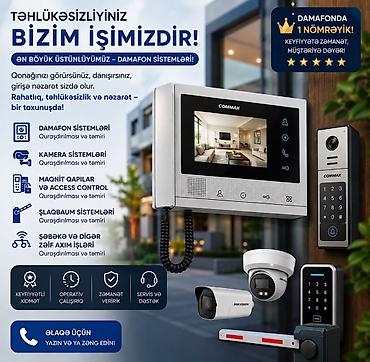 Təhlükəsizlik sistemləri | Domofonlar, Keçid sistemləri, Müşahidə kameraları | Quraşdırılma lalafo.az -da Təhlükəsizlik sistemləri | Domofonlar, Keçid sistemləri, Müşahidə kameraları | Quraşdırılma