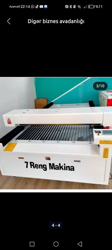 Printerlər: 7 Rəng Makina markalı genişformatlı çap maşını. Bu avadanlıq müxtəlif