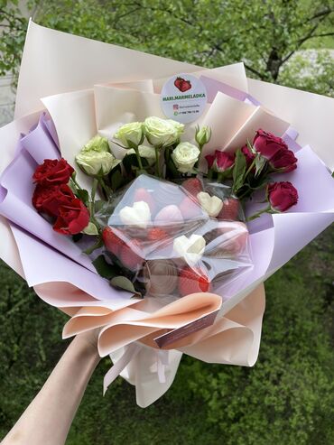 Кондитерские изделия, сладости: Клубника и Финики в шоколаде Подарок на 8марта Заранее оформляйте — 9