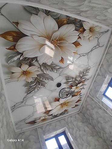 Натяжной потолок: Натяжной потолок 3D потолки Монтаж — 2