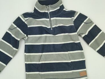sweterek błękitny: Sweatshirt, 7 years, 116-122 cm, condition - Very good