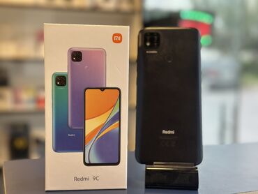 İnformatika: Redmi 9C, 32 GB, rəng - Qara, İki sim kartlı
